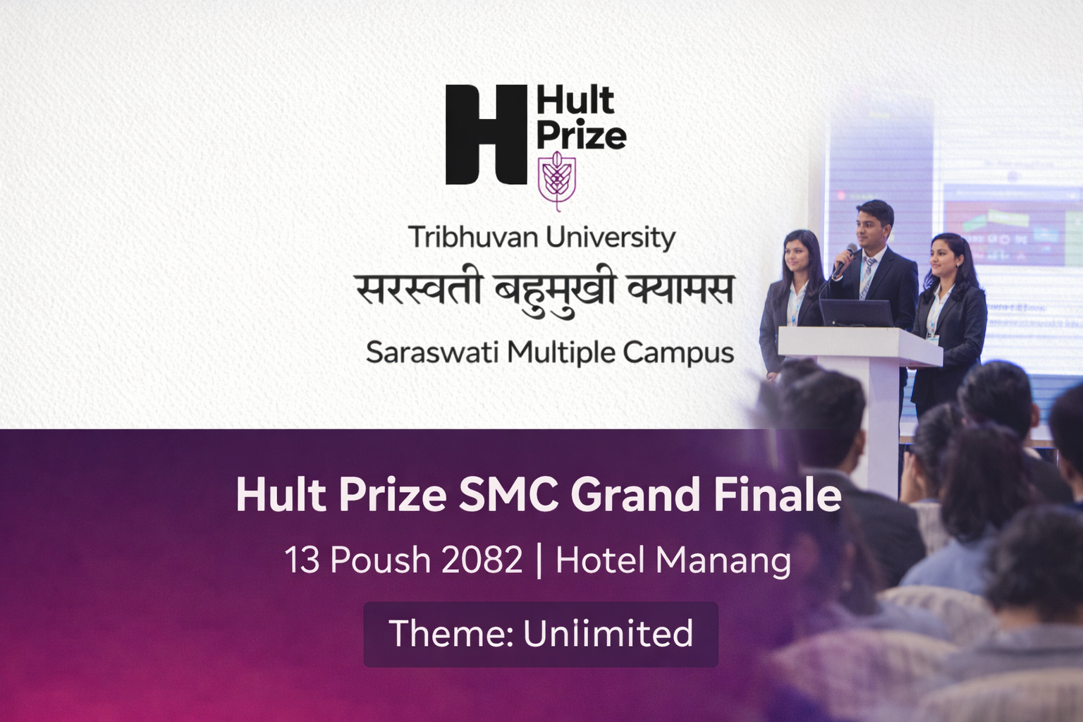 Hult Prize at SMC Grand Finale to Be Held at Hotel Manang